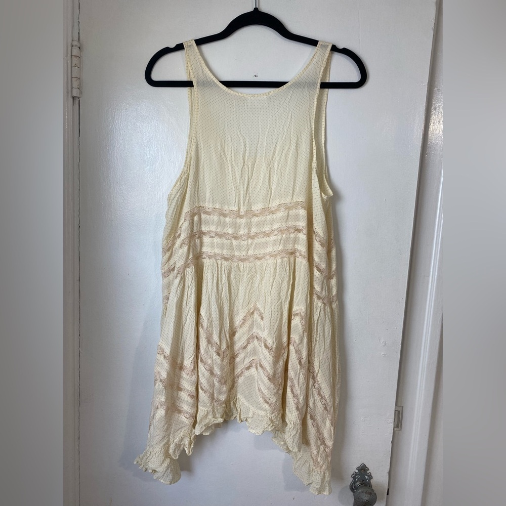 Free People Trapeze Mini Dress Medium - Picture 8 of 10